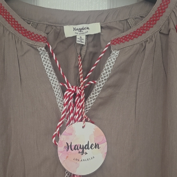 HAYDEN WOMENS SIZE S Brown and Pink Dress NWT - Picture 2 of 8